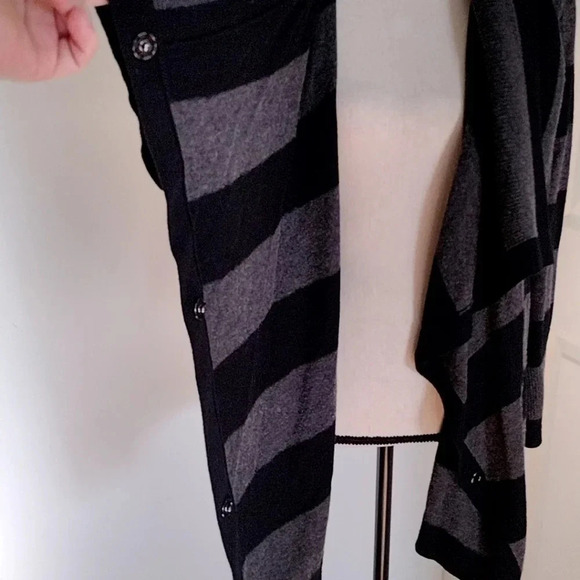 Victor Alfaro Wool Blend Drape Fit Cardigan - Picture 7 of 9